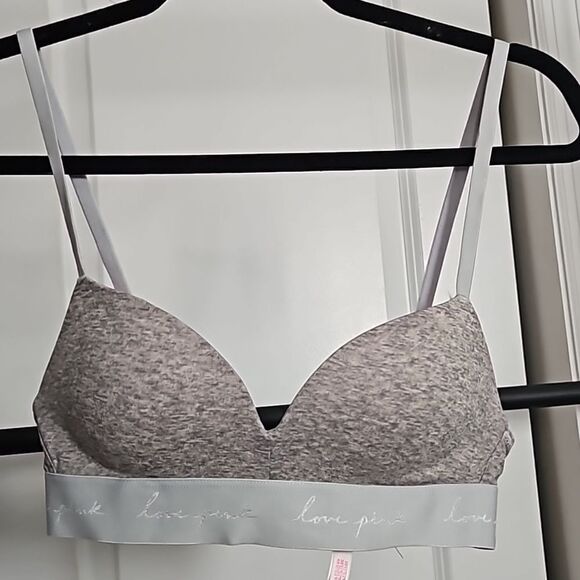 Grey PINK VS Bra never worn size 34A - Picture 1 of 7